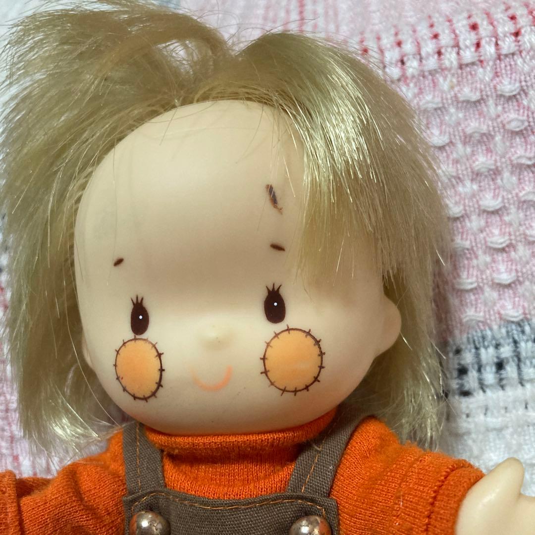 サンリオ　昭和レトロ　ヴィンテージ 人形　ソフビ　中古品　サンリオ旧ロゴ刻印