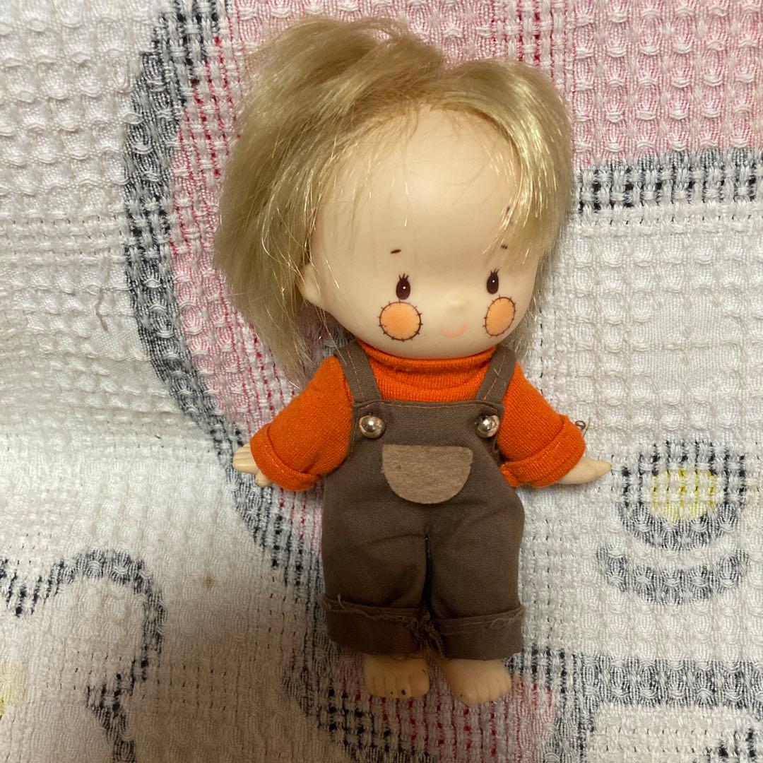 サンリオ　昭和レトロ　ヴィンテージ 人形　ソフビ　中古品　サンリオ旧ロゴ刻印