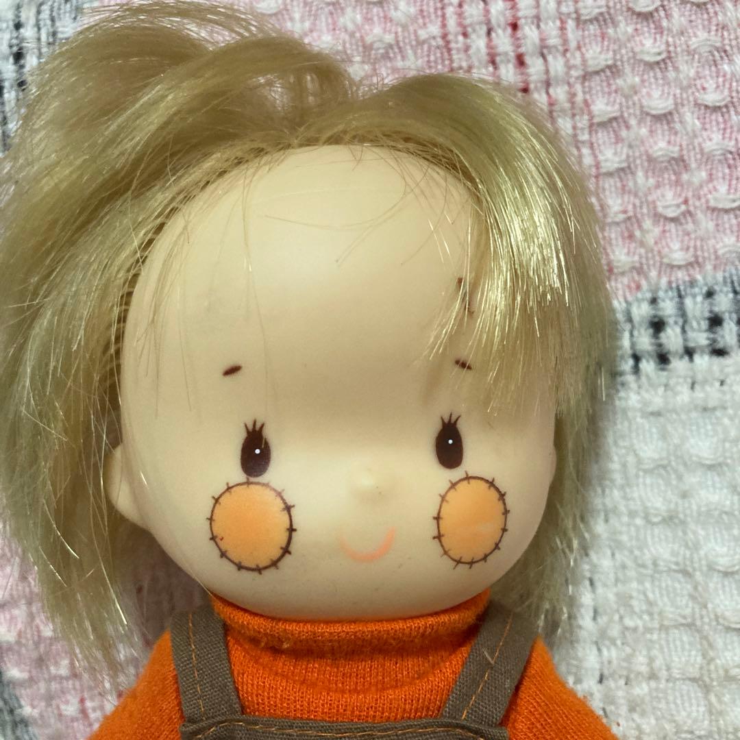 サンリオ　昭和レトロ　ヴィンテージ 人形　ソフビ　中古品　サンリオ旧ロゴ刻印