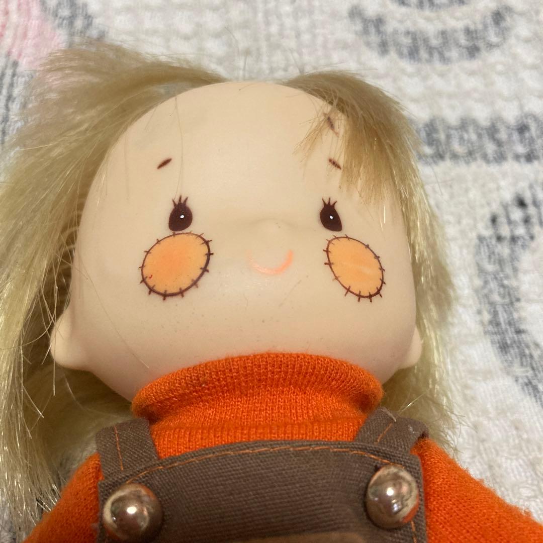 サンリオ　昭和レトロ　ヴィンテージ 人形　ソフビ　中古品　サンリオ旧ロゴ刻印