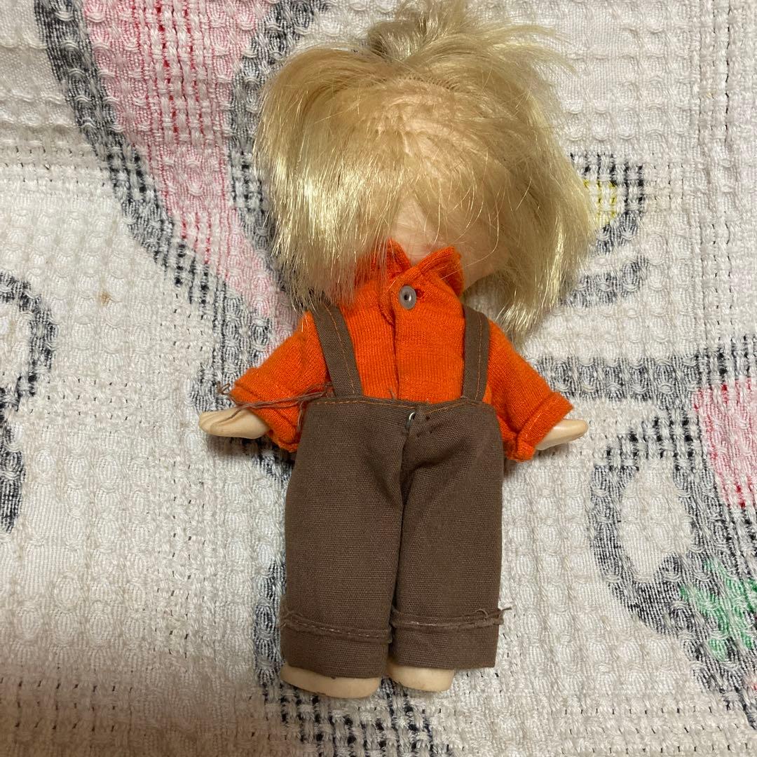 サンリオ　昭和レトロ　ヴィンテージ 人形　ソフビ　中古品　サンリオ旧ロゴ刻印