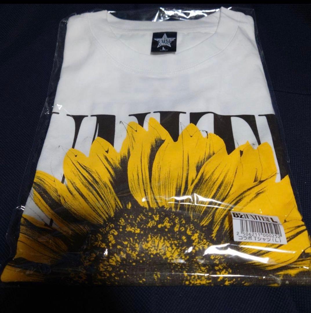B'z UNITE2 イエモン　コラボ　ひまわりプリント Tシャツ L ビーズ