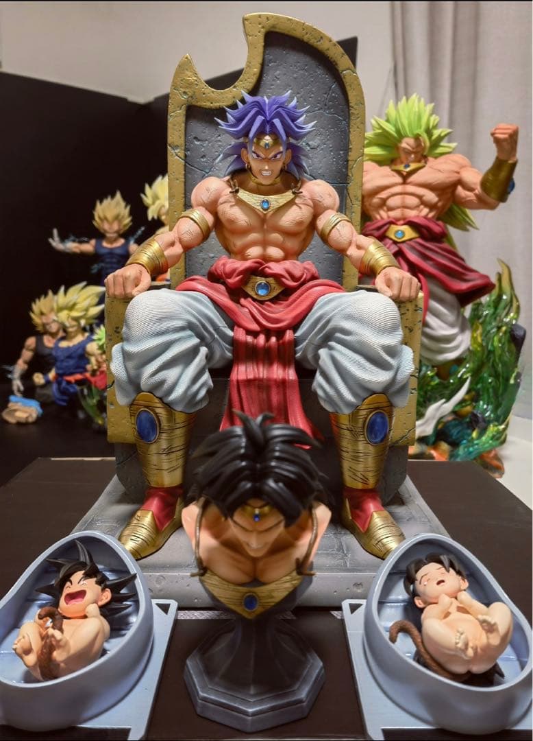 ドラゴンボール 王座 ブロリー フィギュア ガレージキット
