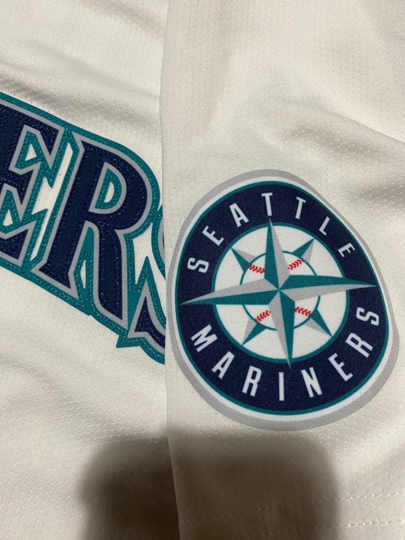 MLB シアトル・マリナーズ イチロー 野球殿堂入り記念パッチ付 ユニフォーム