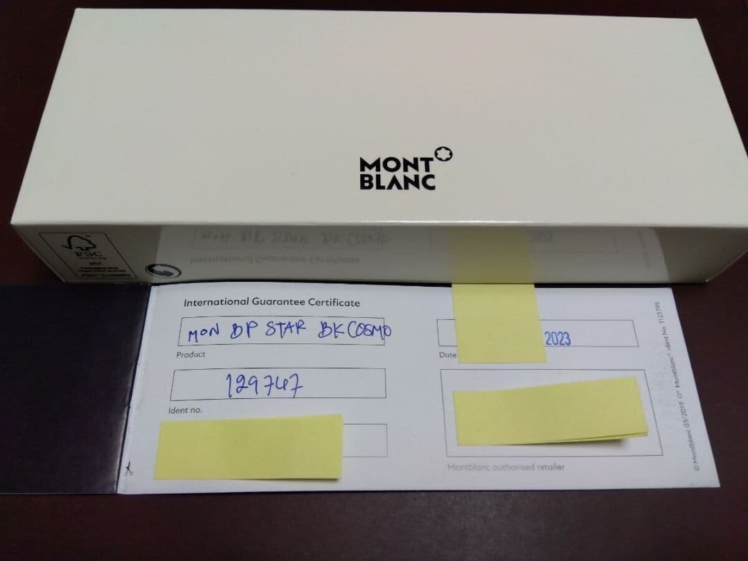 モンブラン ボールペン スターウォーカー ブラックコスモス MONTBLANC