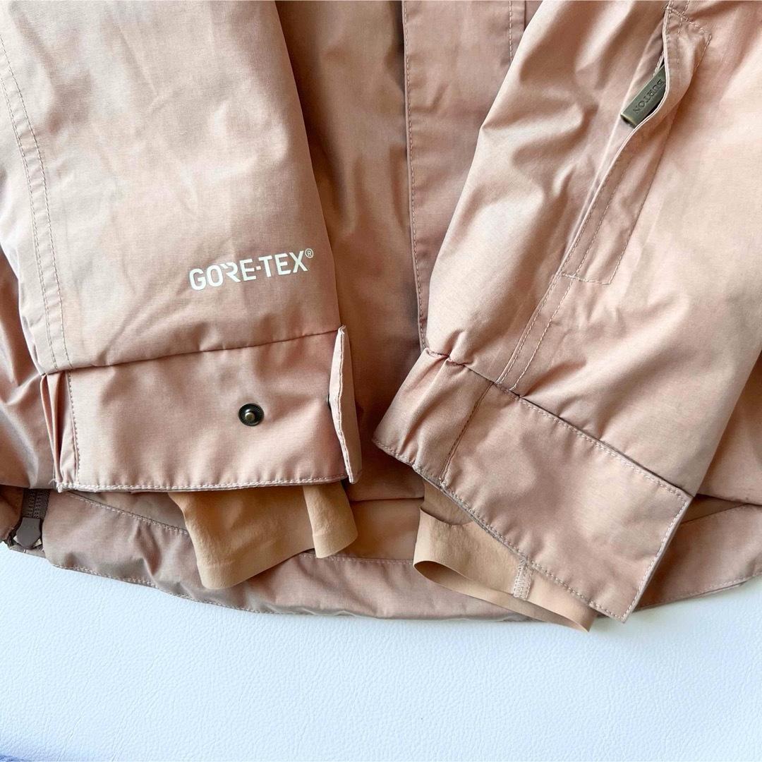 4921【美品】バートン　ジャケット ファー付き ゴアテックス ピンクベージュ