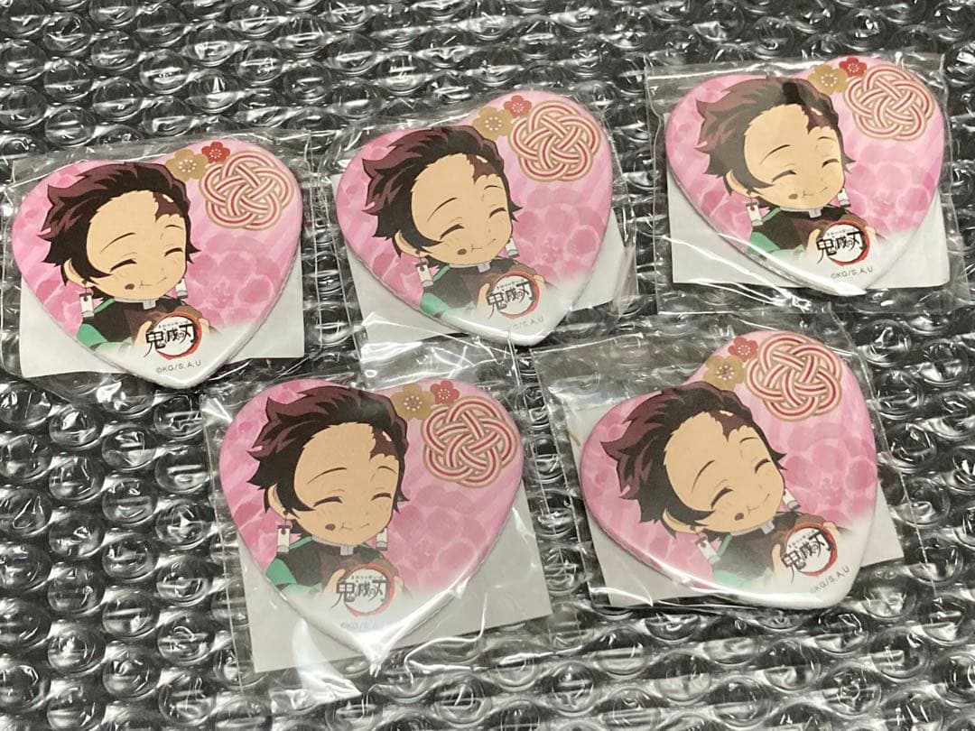 鬼滅の刃 竈門炭治郎 バレンタイン 2020 ハート 缶バッジ