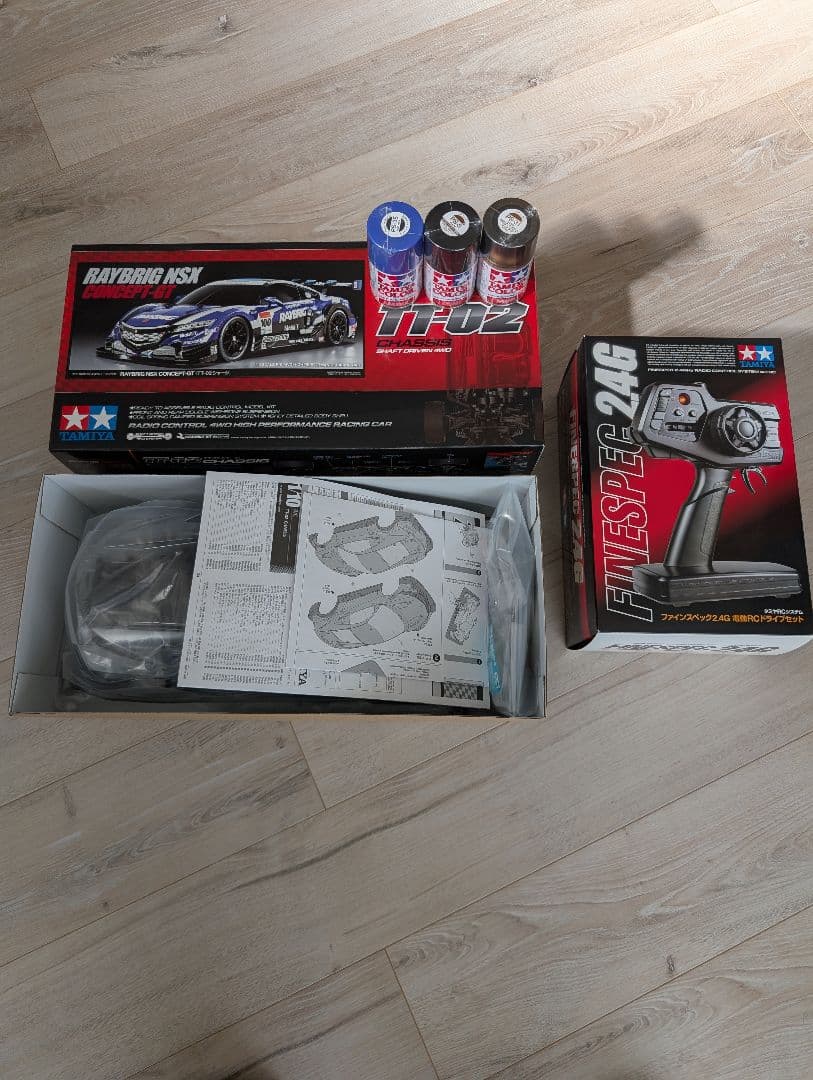 タミヤ RAYBRIG NSX CONCEPT-GT TT02　プロポセット