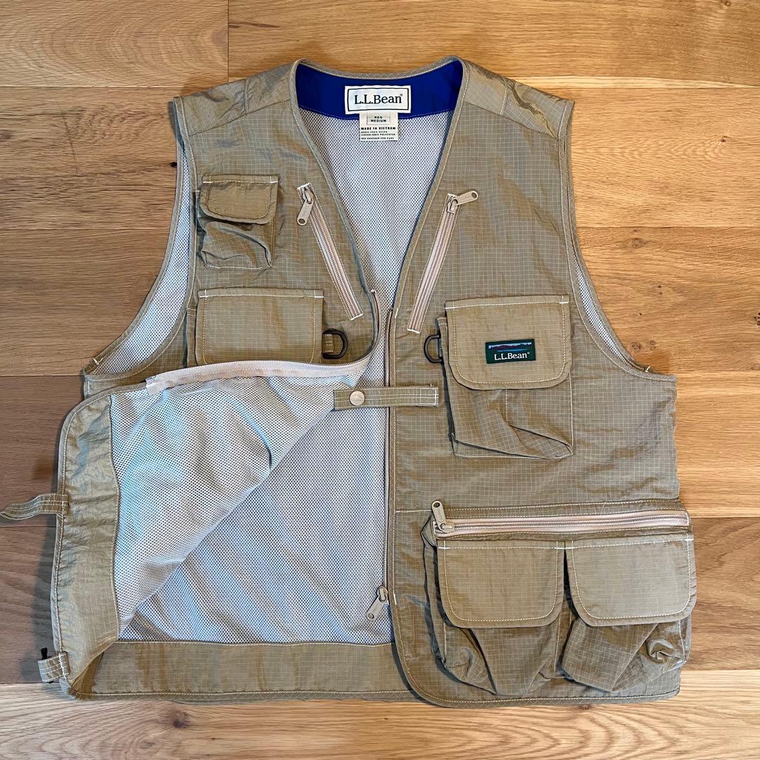 L.L.Bean フィッシングベスト ベージュ　FREAK'S STORE