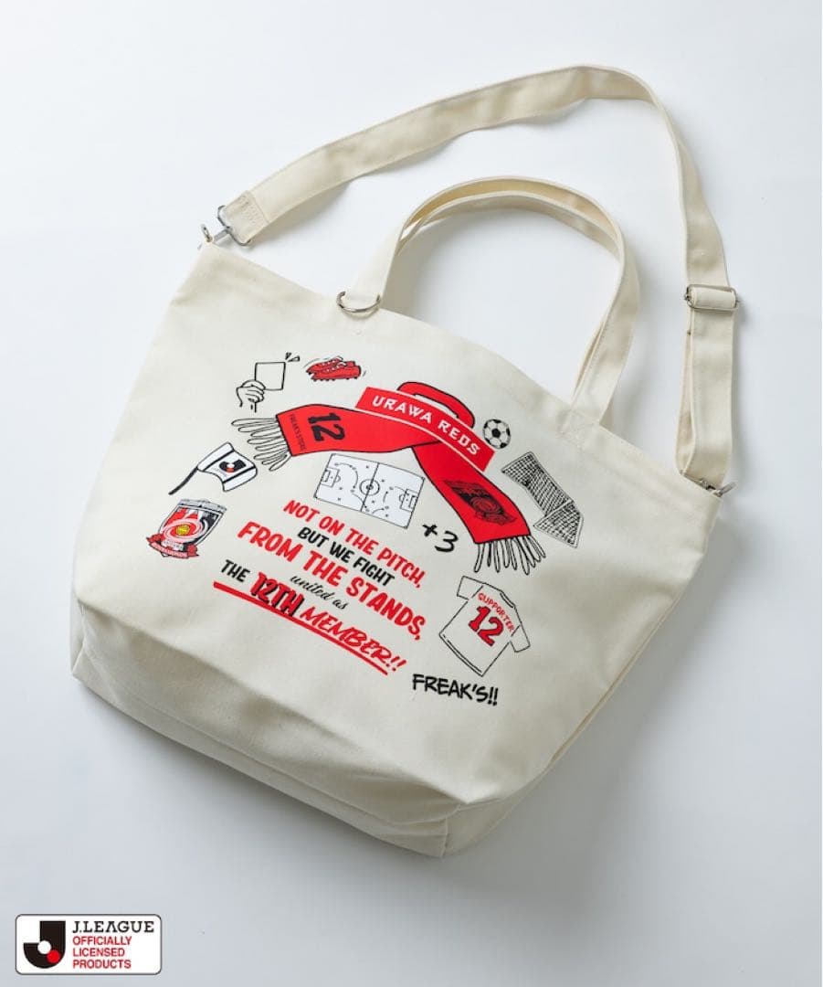 【ま】新品J.LEAGUE × FREAK'S Sトートバッグ　浦和レッズ