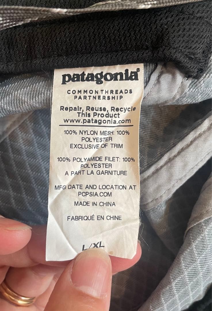 パタゴニア ベンテッド ブロードビル キャップ 釣り フィッシング L XL