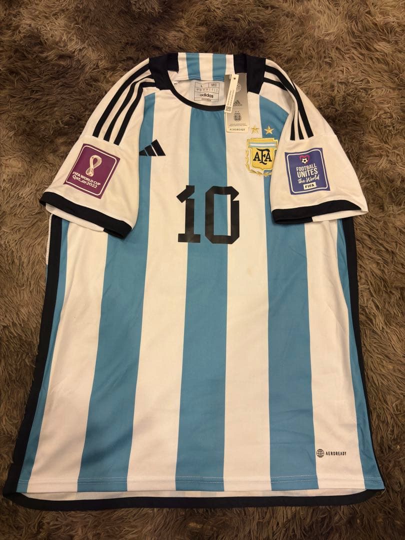 【当日発送】アルゼンチン　メッシ W杯 ユニホーム