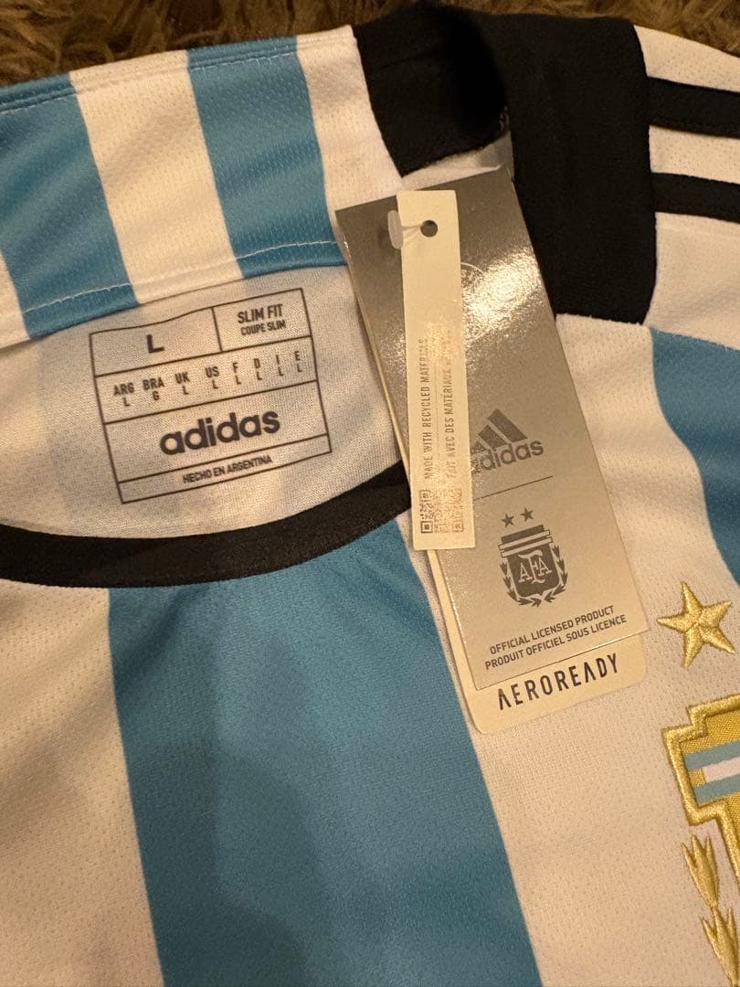 【当日発送】アルゼンチン　メッシ W杯 ユニホーム