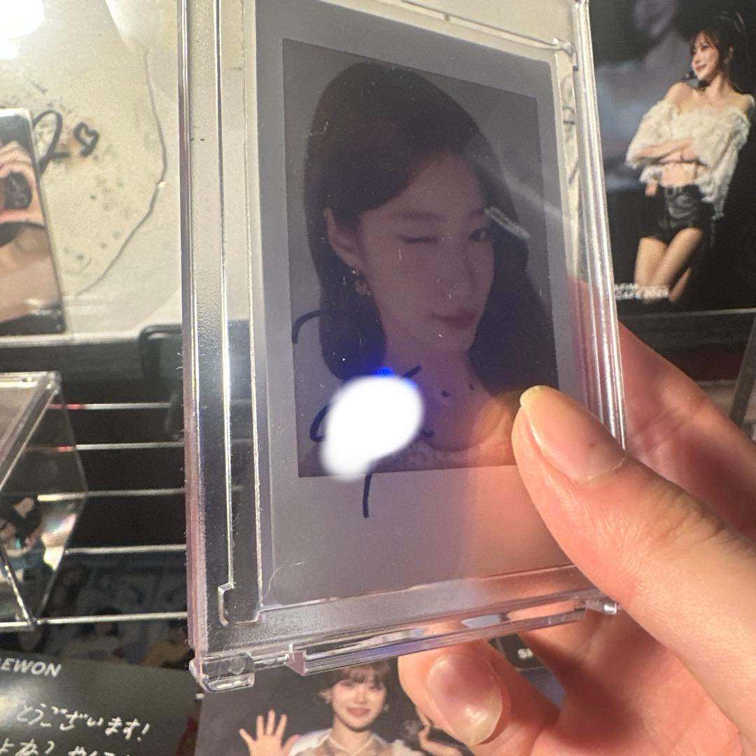 Le Sserafim東京ドーム公演チェキカズハ 直筆サイン入り