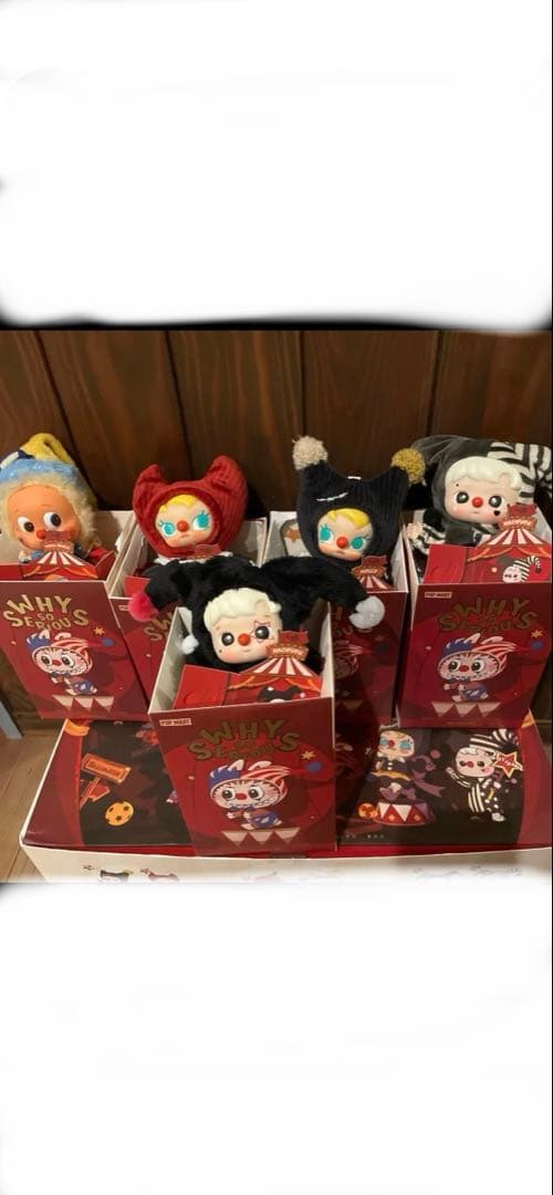 WHY SO SERIOUS ぬいぐるみペンダント５個セット　まとめ売り