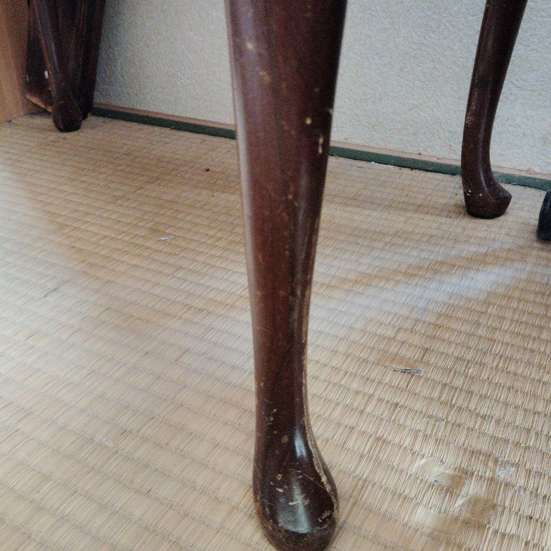 【お値引中】希少◆ライディングビューロー　アンティーク　鍵付き　猫脚