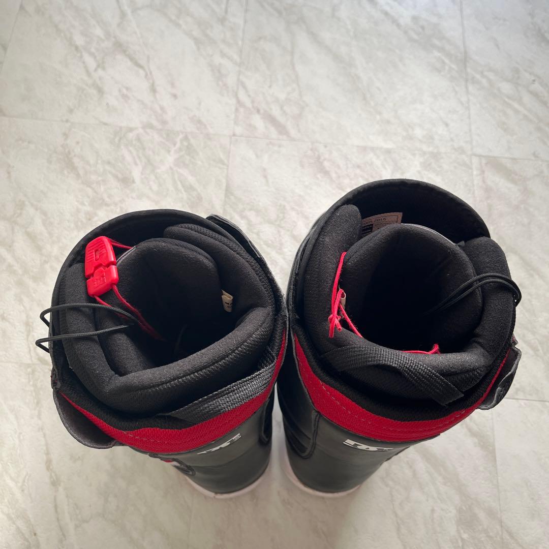 DC スノーボードブーツ ブラック DCロゴ メンズ スノボ用品 ロゴ 28cm