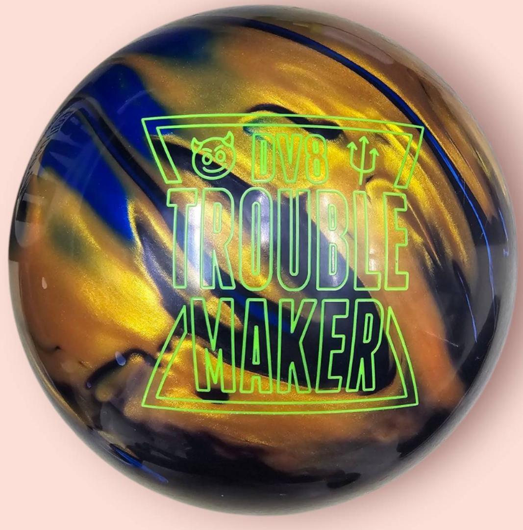【ドリル込み】❝トラブルメーカーパール❞　DV8　ボウリング　１5ポンド