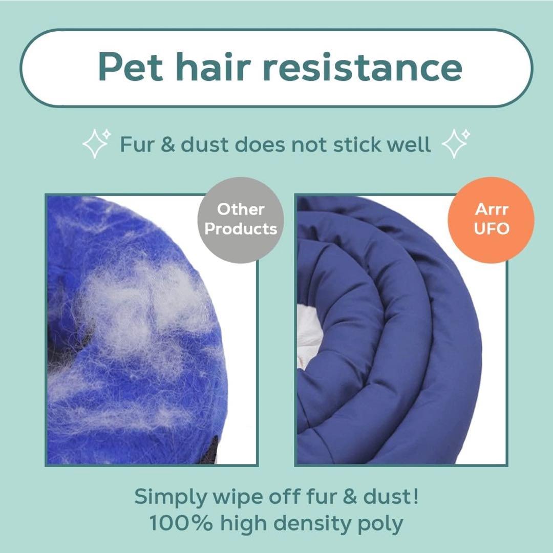 UFO型エリザベスカラー Sサイズ 軽量 傷舐め防止 手術後 介護 通気性