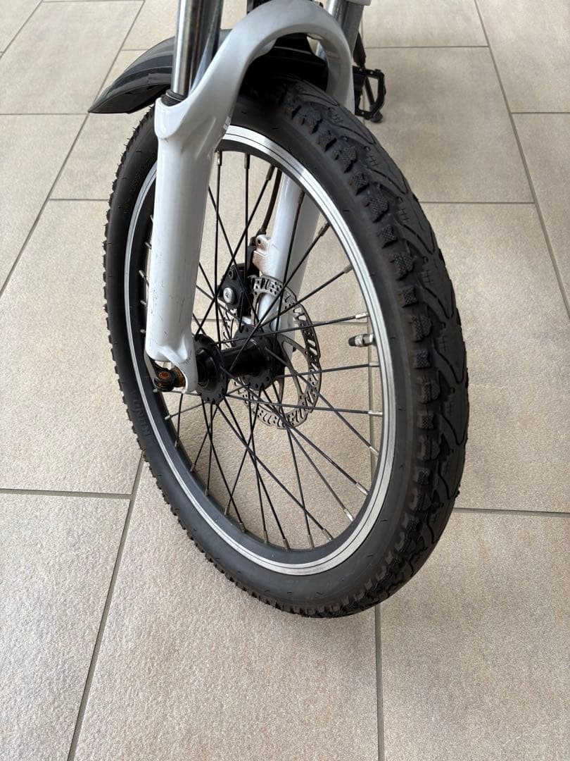 MATE 電動アシスト自転車 ホワイト 20インチ