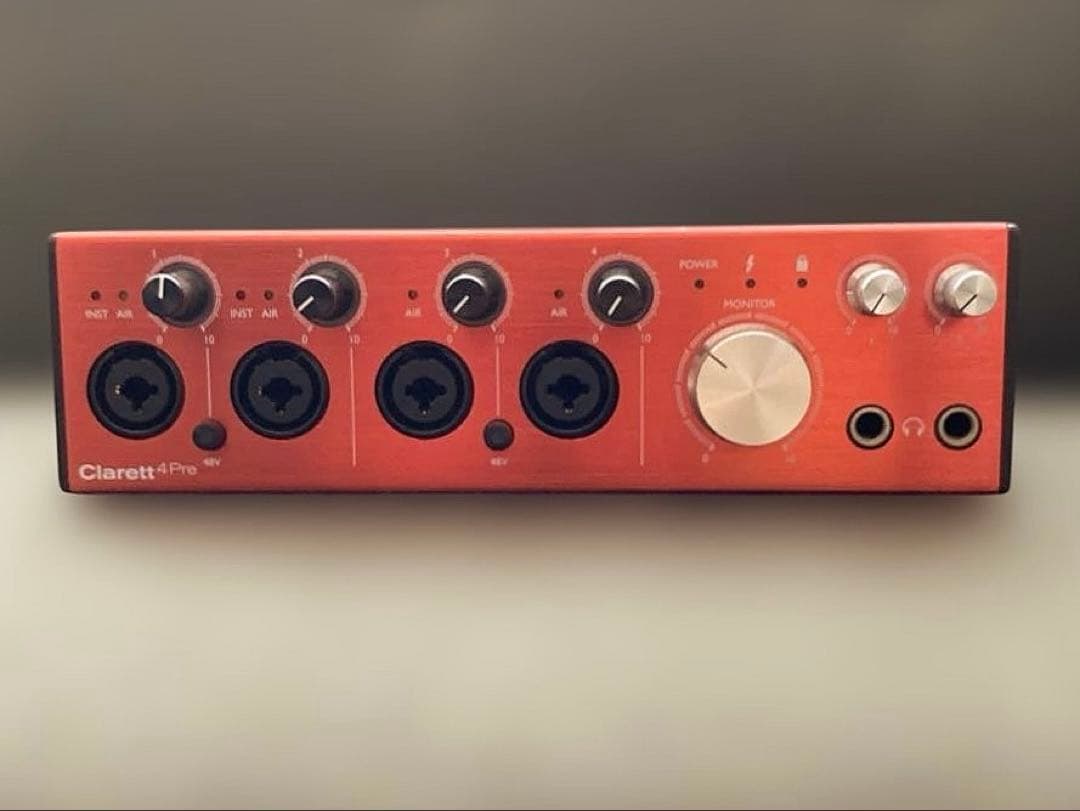 Focusrite Clarett 4 Pre 【訳あり、ジャンク扱い】