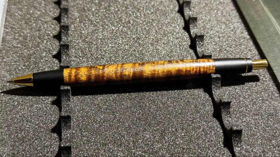 野原工芸 旧型 シャーペン ハワイアンコア ダークカーリー 軸のみ