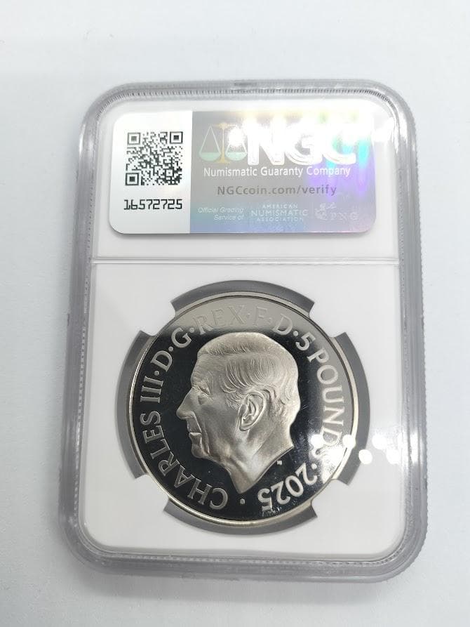 NGC PF69 ウルトラカメオ 2025 イギリス 白銅貨 クイーンズマザー