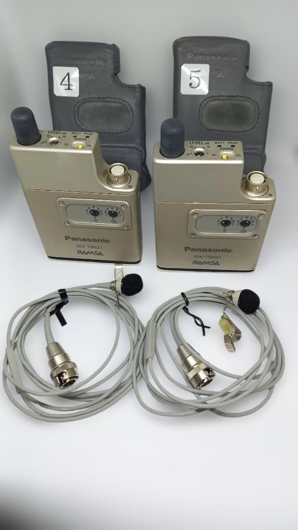 ◆RAMSA WX-TB831 ワイヤレス送信機 ラムサ◆②ジャンク2台セット