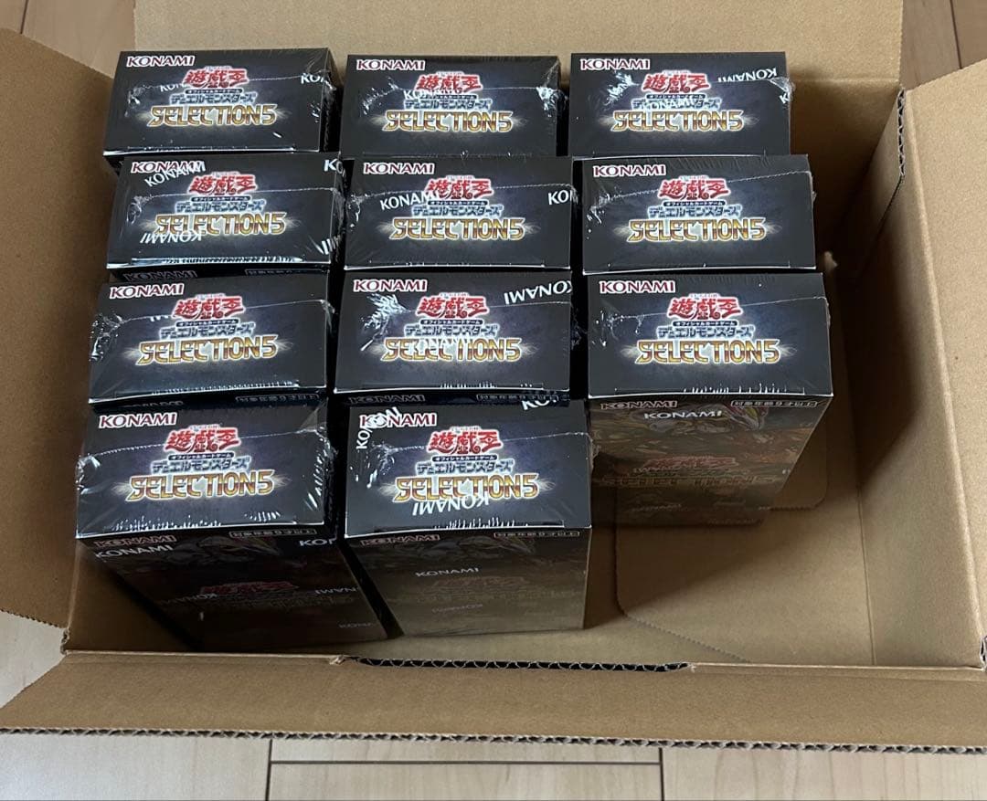 遊戯王　セレクション5　SELECTION5　シュリンク付き　11box