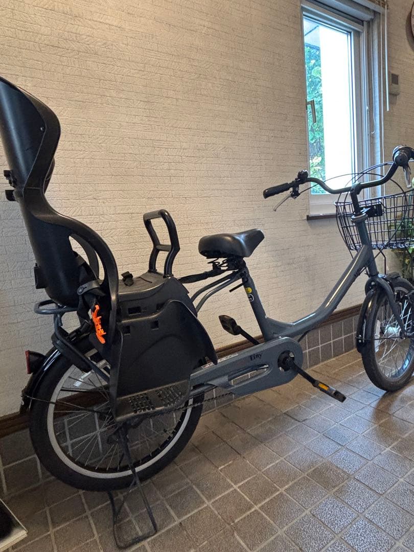札幌市⭕️手渡しのみ⭕️美品⭕️シティサイクル チャイルドシート付き 20インチ切り替