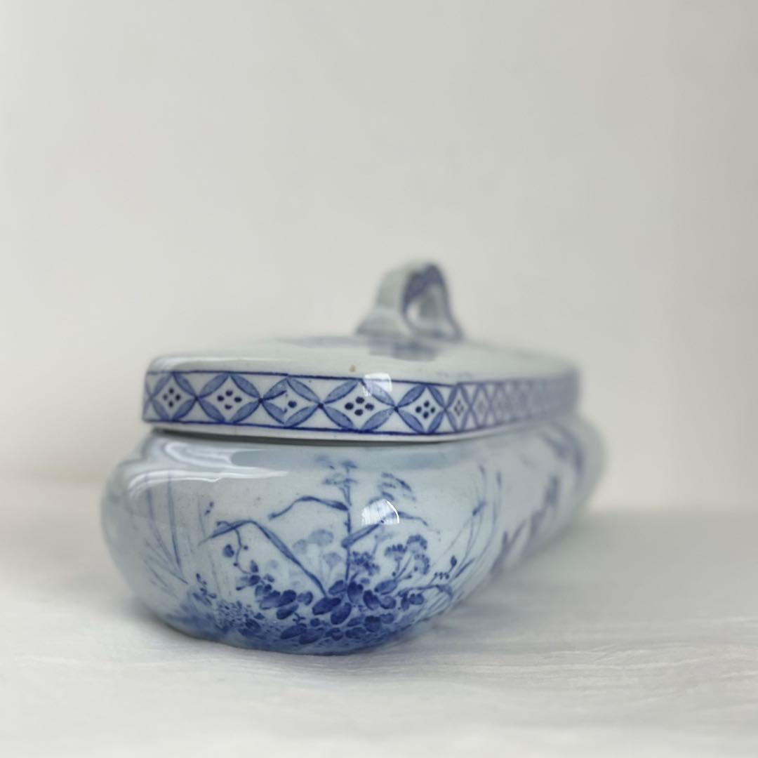 専用　クレイユモントロー Creil Montereau 花鳥 歯ブラシケース