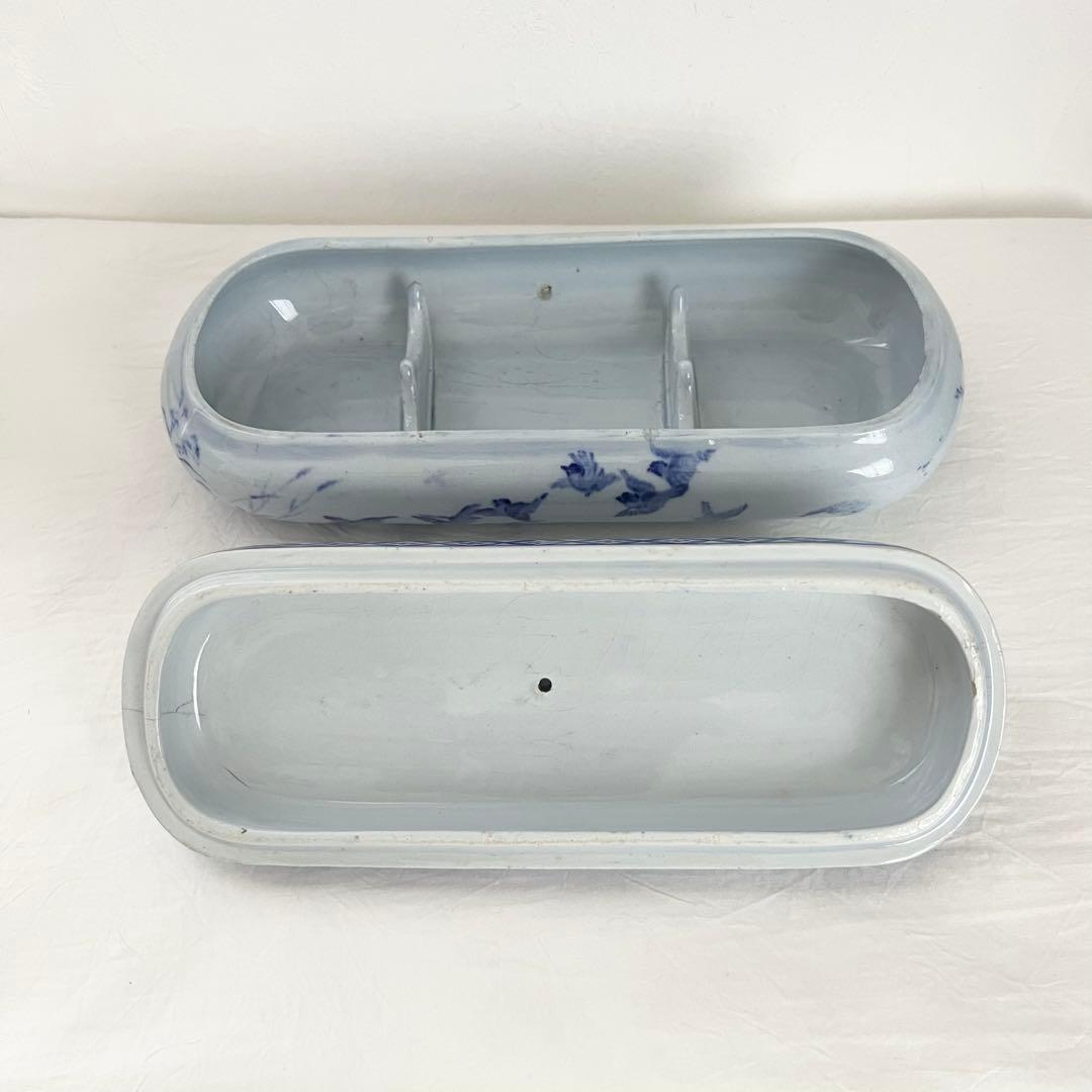 専用　クレイユモントロー Creil Montereau 花鳥 歯ブラシケース