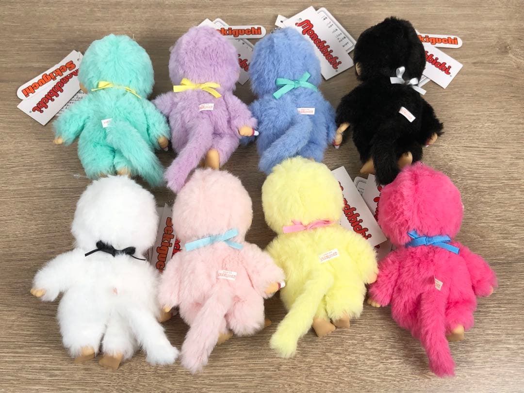 モンチッチ COLORS 8色 まとめ キーチェーン マスコット ぬいぐるみ