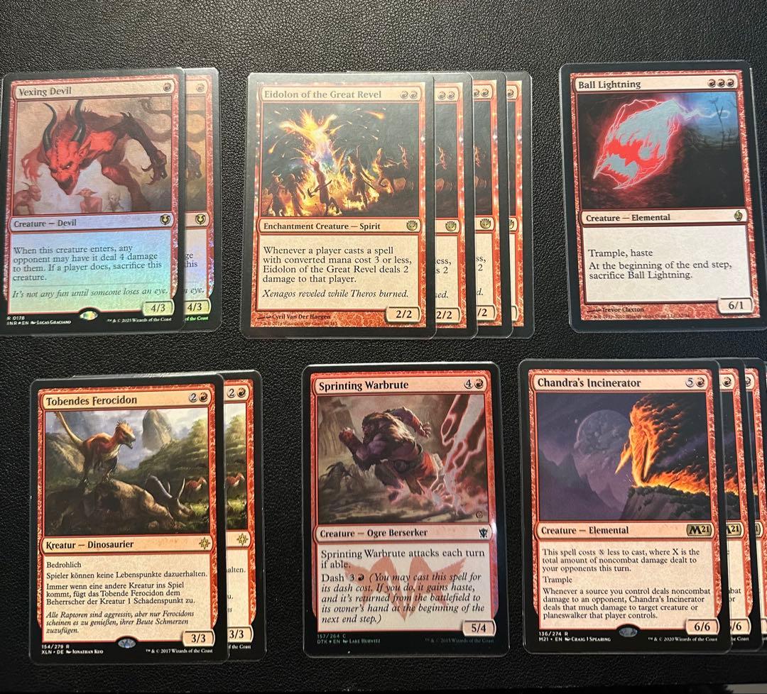 MTG 赤単バーン　デッキセット　レガシー　モダン