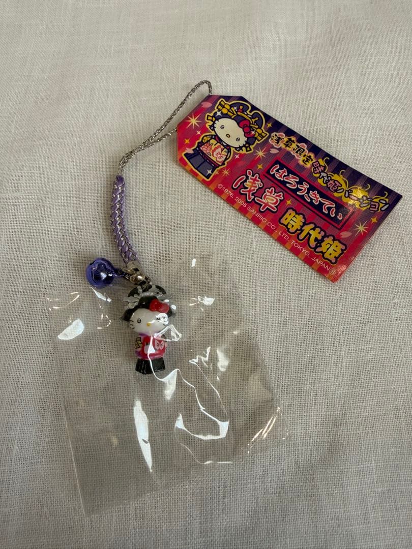 レア　ご当地キティ　浅草　時代姫　サンリオ　キティ　美品　根付け
