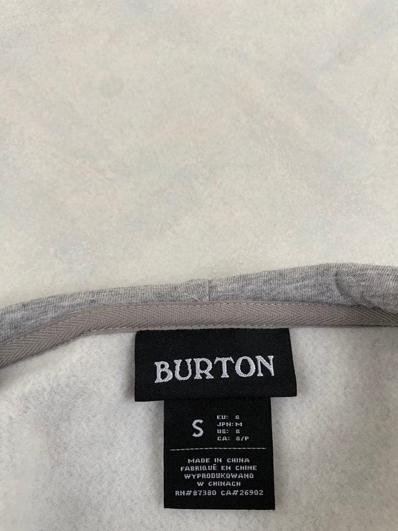 美品 Burton boards AIR パーカー サイズS JPN:M