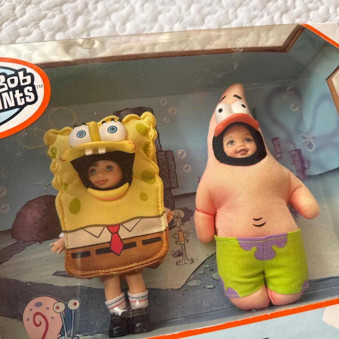 バービー スポンジボブとパトリック 人形セット