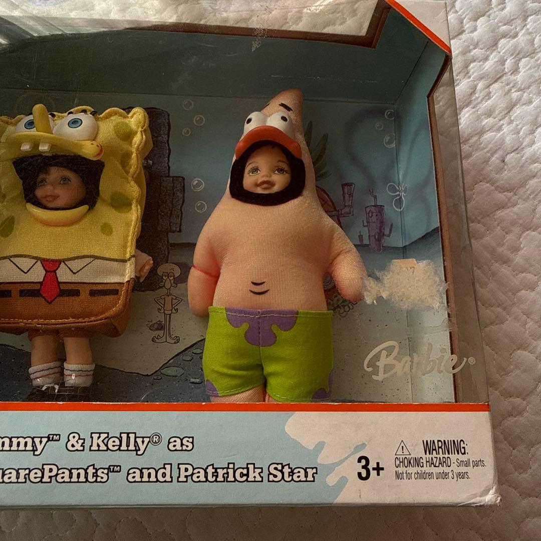 バービー スポンジボブとパトリック 人形セット