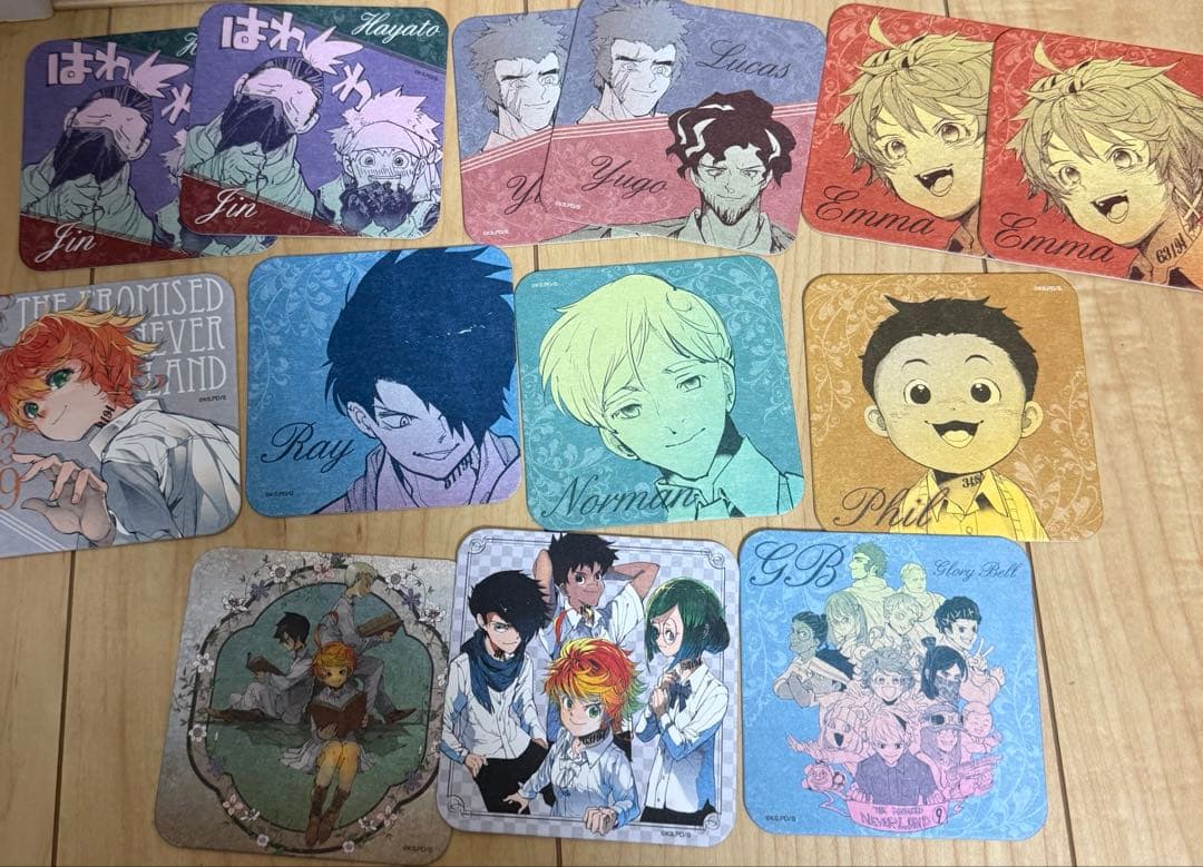 約束のネバーランド　アートコースター　まとめ売り