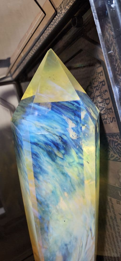 クリスタル　約27センチ。　雑貨