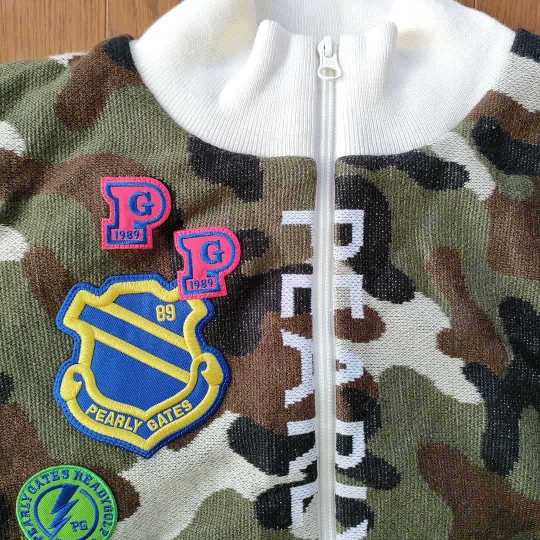 値下げ★パーリーゲイツ　迷彩蓄熱中綿ダウンアウター