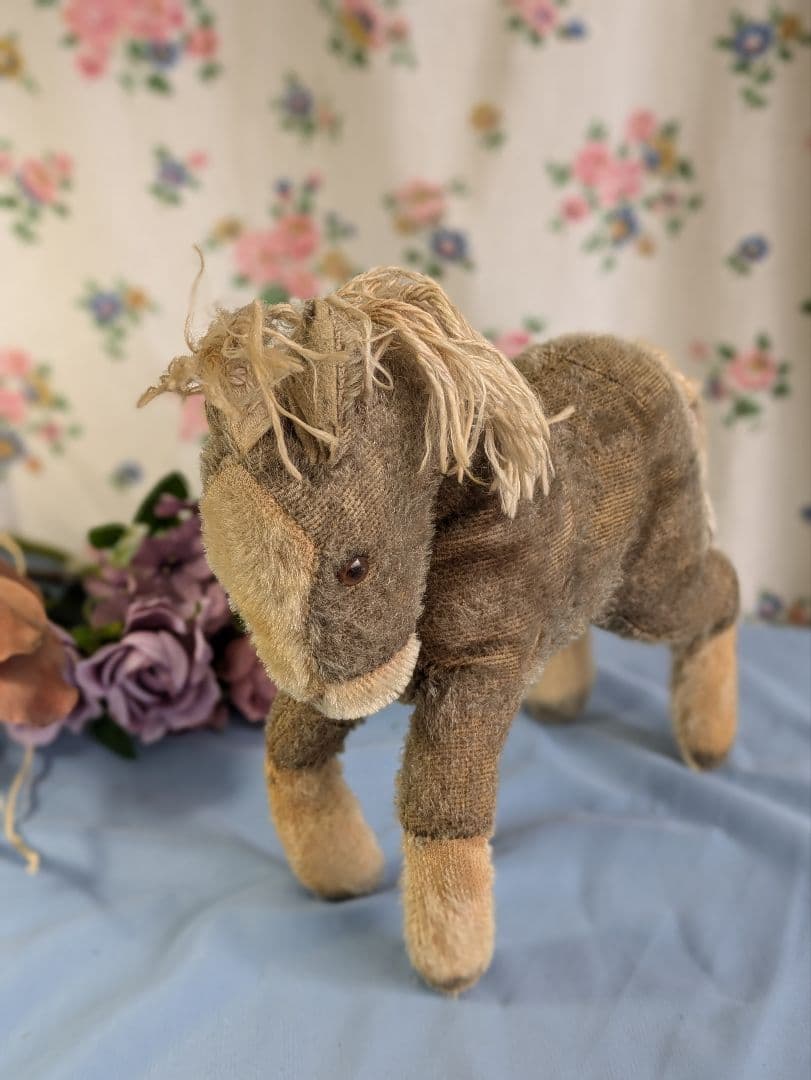 イギリス アンティーク ポニー 子馬 ぬいぐるみ