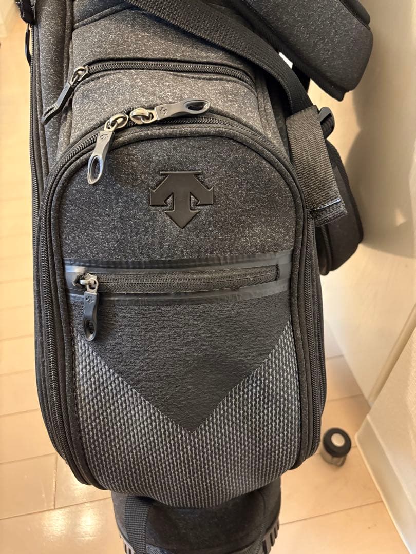 DESCENTE デサント ブラック ゴルフバッグ・キャディバッグ