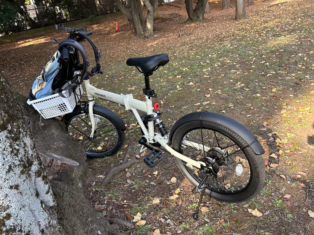 PROVROS[P-S206] サスペンション付き折りたたみ自転車(20インチ)