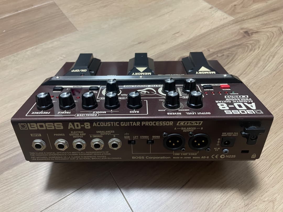 BOSS AD-8 アコースティックギタープロセッサー