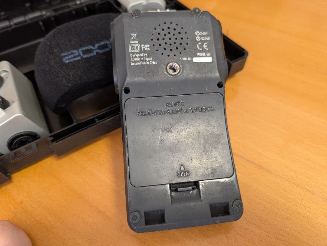 ZOOM H6 本体 + マイク/コンボカプセル等