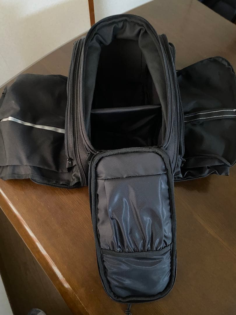 わらびもちTOPEAK MTXバッグ と QR BEAM RACK