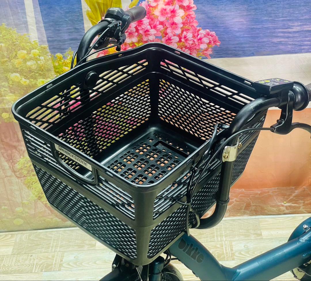 超人気！BIKKE ビッケ⭐️ブリヂストン子供乗せ電動自転車Y3433