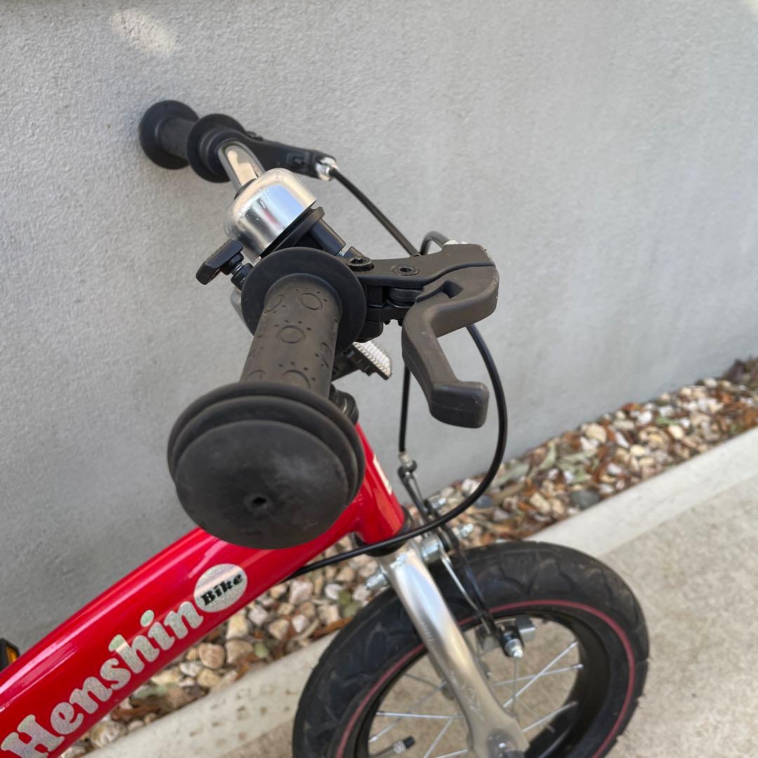 へんしんバイク　12インチ　レッド