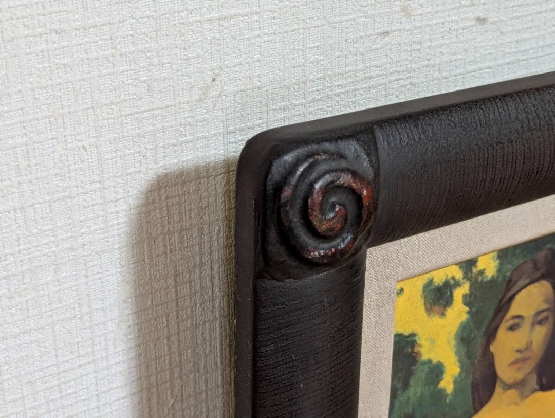 【真作】【複製】複製画　ゴーギャン　ふたりのタヒチの女　美女像　Z69